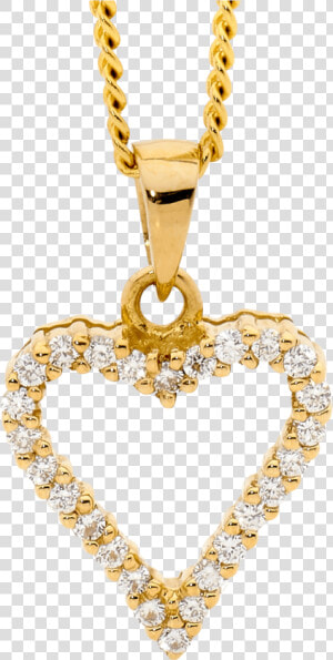 Yellow Gold Diamond Pendant   Locket  HD Png Download