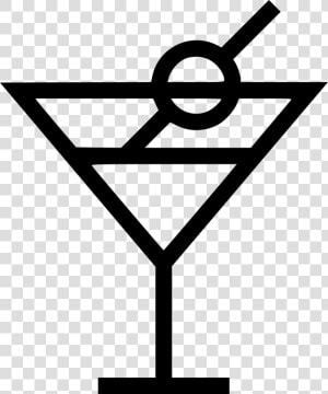 Drink Cocktail Martini   Martini Icon  HD Png Download