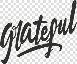 Grateful Word Art Lettering   Thank You Word Png  Transparent Png