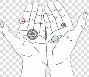 Space Hands Planets Aesthetic Tumblr Png Aesthetic   Hand Aesthetic  Transparent Png