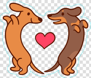 Transparent Anteater Clipart   Cartoon Dachshund  HD Png Download