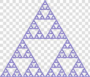 Sierpinski Triangle Colored Clip Arts   Triangle De Sierpinski  HD Png Download