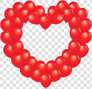 Free Png Download Transparent Red Heart Balloon Png   Heart Balloon Images Clipart  Png Download