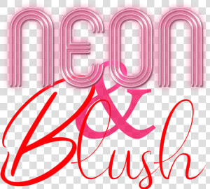 Neon And Blush Weddings And Events  HD Png Download