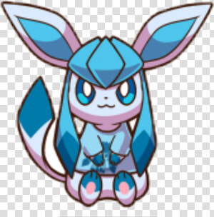 Glaceon Kawaii   Png Download   Glaceon Kawaii  Transparent Png