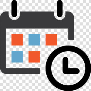 Hours   Calendar And Time Icon  HD Png Download