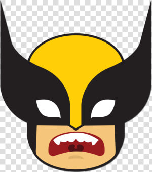 Wolverine Luggage Decal   Mascara Wolverine Png  Transparent Png