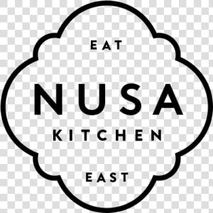 Nusa Logo Primary Black   Nusa Kitchen  HD Png Download