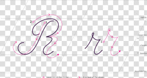 How To Write Cursive R   Calligraphy  HD Png Download