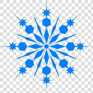 Snowflake Clip Art At Clker   Transparent Background Snowflake Clip Art  HD Png Download