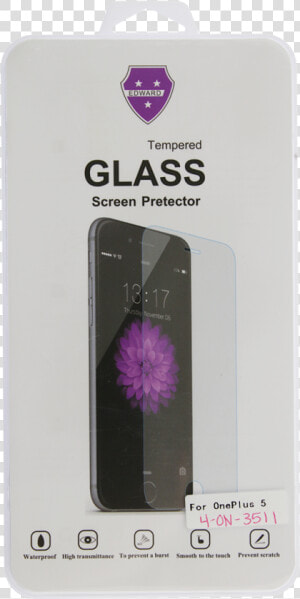 Oneplus 5 Tempered Glass Screen Protector   Iphone  HD Png Download