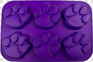 Pawprint Cupcake Or Muffin Pan Purple   Silicone Molds Png  Transparent Png