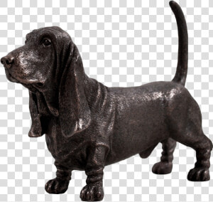 Basset Hound Cold Cast Bronze Sculpture   Bronze Sculpture  HD Png Download