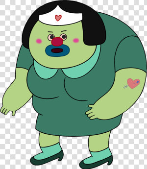 Adventure Time Clown Nurse   Green Adventure Time Characters  HD Png Download