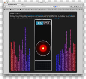 Hal9000 Soundboard   Hal 9000 Css  HD Png Download