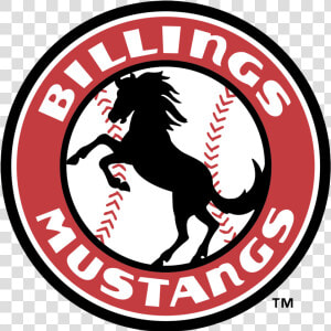 Billings Mustangs Logo   Emblem  HD Png Download