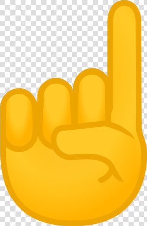 Index Pointing Up Icon   Finger Pointing Up Emoji  HD Png Download