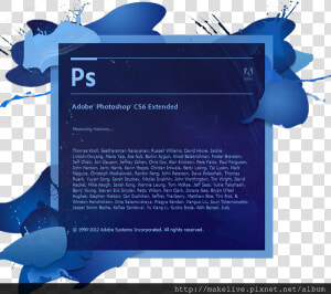 Adobe Photoshop Logo   Adobe Photoshop Version Cs6  HD Png Download