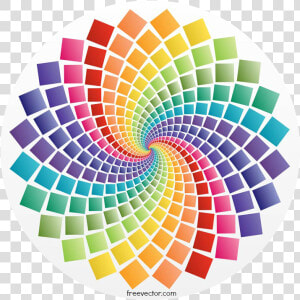 Jali Design In Circle   Colorful Circular Pattern  HD Png Download