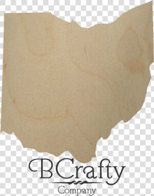 Ohio Wood Cutout State Shape   Wood State Shapes  HD Png Download