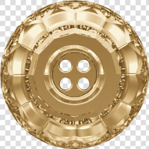 Swarovski 3008 Classic Button 14mm Crystal Golden Shadow   Swarovski Crystal Buttons  HD Png Download