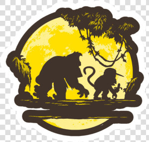 Transparent King Kong Clipart   Calvin And Hobbes Shadow  HD Png Download