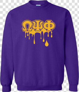 Omega Psi Phi Drip Sweatshirt Data zoom   cdn   Omega Psi Phi Christmas Shirt  HD Png Download