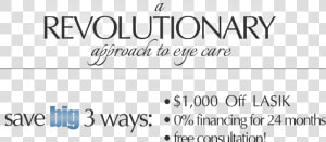 A Revolutionary Approach To Eye Care   Calligraphy  HD Png Download