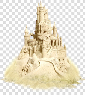 Sand Castle On Beach Png   Png Download   Sand Castle Png Transparent  Png Download