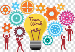 To Light Work Ideas Together Start Teamwork Clipart   Transparent Teamwork Png  Png Download