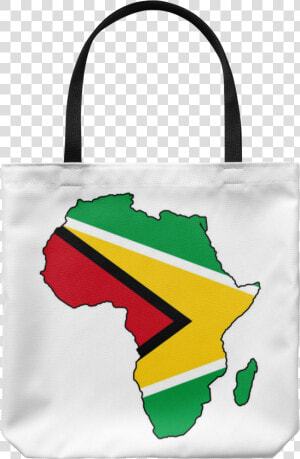 Africa Guyana Tote Bag   Africa Map Blue Vector  HD Png Download