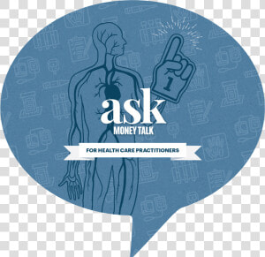 Askmoneytalk Logo With Medical Diagram   Ask Money Talk Logo  HD Png Download