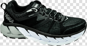 Hoka One One Gaviota 2 Black wrougth Iron  wide    Running Shoe  HD Png Download