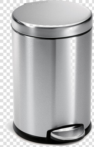 Trash Can Png   Stainless Steel Garbage Bin  Transparent Png