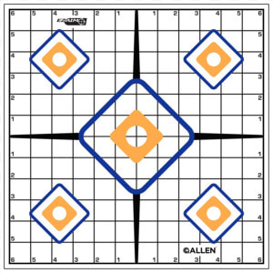 Allen Ez Aim® Sight Grid Target Title Allen Ez Aim®   Circulos Para Calibrar Miras Telescopicas  HD Png Download