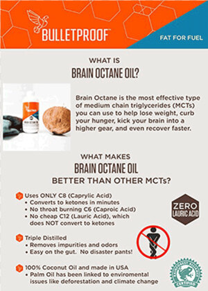 Brain Octane Facts   Brain Octane Oil  HD Png Download