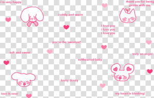  pink  text  cute  soft  kawaii  love  lovecore  aesthetic   Lovecore Aesthetic  HD Png Download