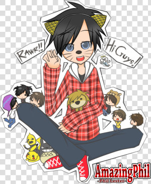 Transparent Amazingphil Png   Cartoon  Png Download