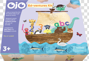 Ojo Ed ventures Kit  Learn With Ojo  Educational Toys    Illustration  HD Png Download