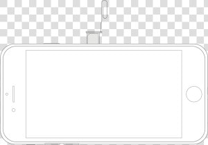 Find The Sim Tray On The Side Of Iphone 4 And Later   Mobile Phone  HD Png Download