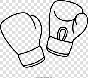 Boxing Gloves Coloring Page   Boxing Gloves Drawing Punching  HD Png Download