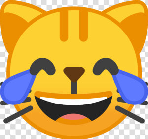 Cat Face With Tears Of Joy Icon   Crying Cat Emoji  HD Png Download