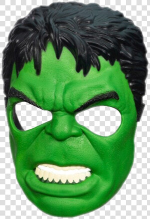  hulk  mask  freetoedit   Hulk Costume Incredible Hulk Mask Made Out  HD Png Download