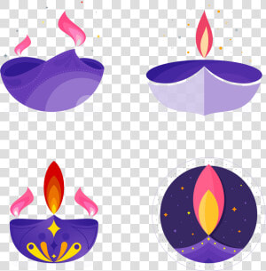 Vector Purple Diwali Diya Png   Happy Diwali Hd Images 2018 Download  Transparent Png