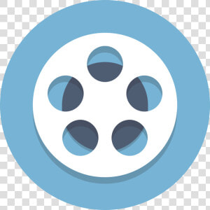 Circle Icons Filmreel   Film Reel Icon  HD Png Download