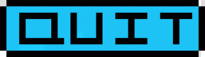 Pixel Quit Button Png  Transparent Png