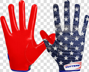 Stars  amp  Stripes Limited edition Rev   Crazy American Football Gloves  HD Png Download