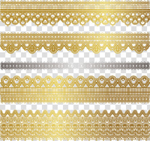 Tubes Deco Dentelle Wedding Lace Vector Png Gold   Gold Lace Pattern  Transparent Png