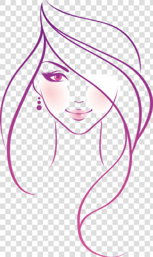 Transparent Doll Face Clipart   Dessin Visage Femme Facile  HD Png Download