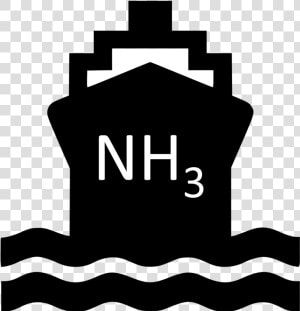 Ammonia powered Ship Icon  HD Png Download